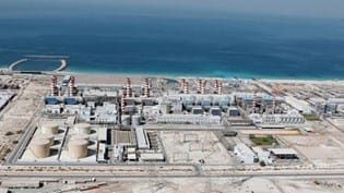 Water pipeline works, heading an article on Dubai's water network extension contract