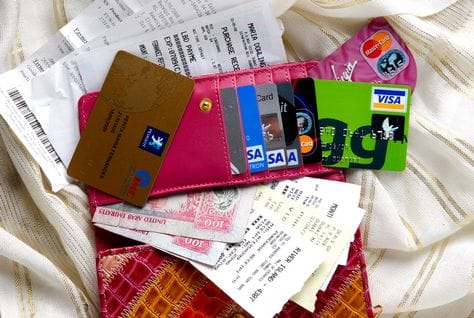 Credit cards, heading an article on debt among UAE residents