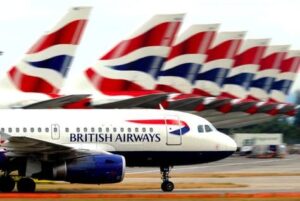 107155146 British Airways aircraft, heading an article on cheap fares from the UAE