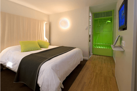 dubai-insights Campanile hotel room interior, heading an article on Louvre's MENA budget hotels
