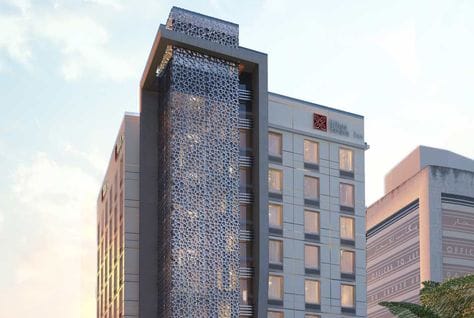 Hilton Garden Inn Dubai Al Muraqabat exterior