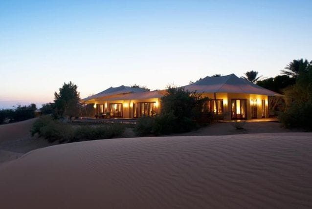 Luxury desert camp in the UAE, heading a guide to desert escapes