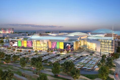 Mall of Qatar interior, heading an article on new luxury retail stores