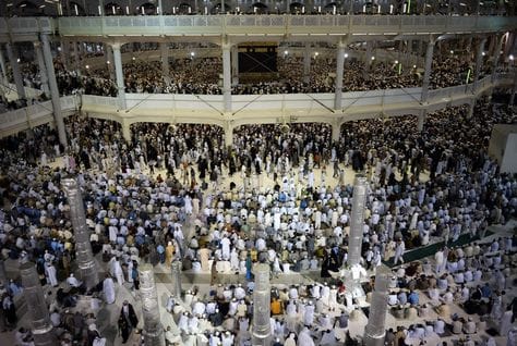 Historic site in Saudi Arabia, heading an article on the Kingdom's tourism target