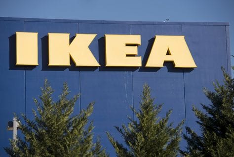 IKEA store exterior, heading an article on its Jeddah mall anchor store