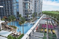 dubai-insights Beach at the Damac Navitas development in Dubai
