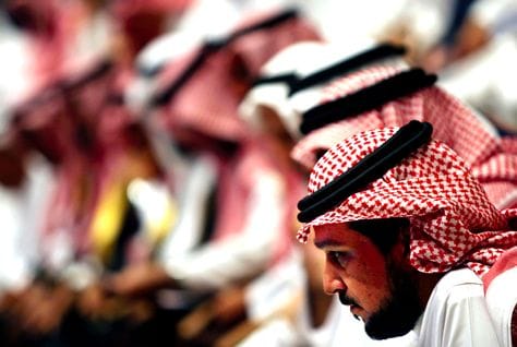 Saudi professionals in an office, used across EER Middle East's Saudi private sector coverage