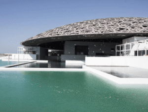 Screen Shot 2017-09-19 at 12.27.30 Screenshot from an article on the opening of Louvre Abu Dhabi