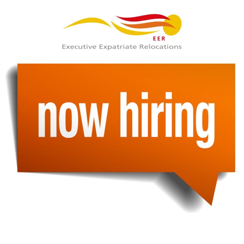 Now hiring sign, illustrating an EER Middle East Client Account Manager vacancy