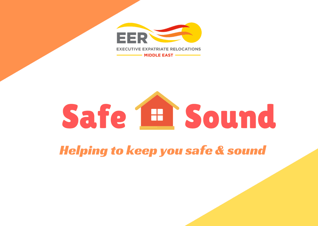EER Middle East Safe and Sound relocation service branding