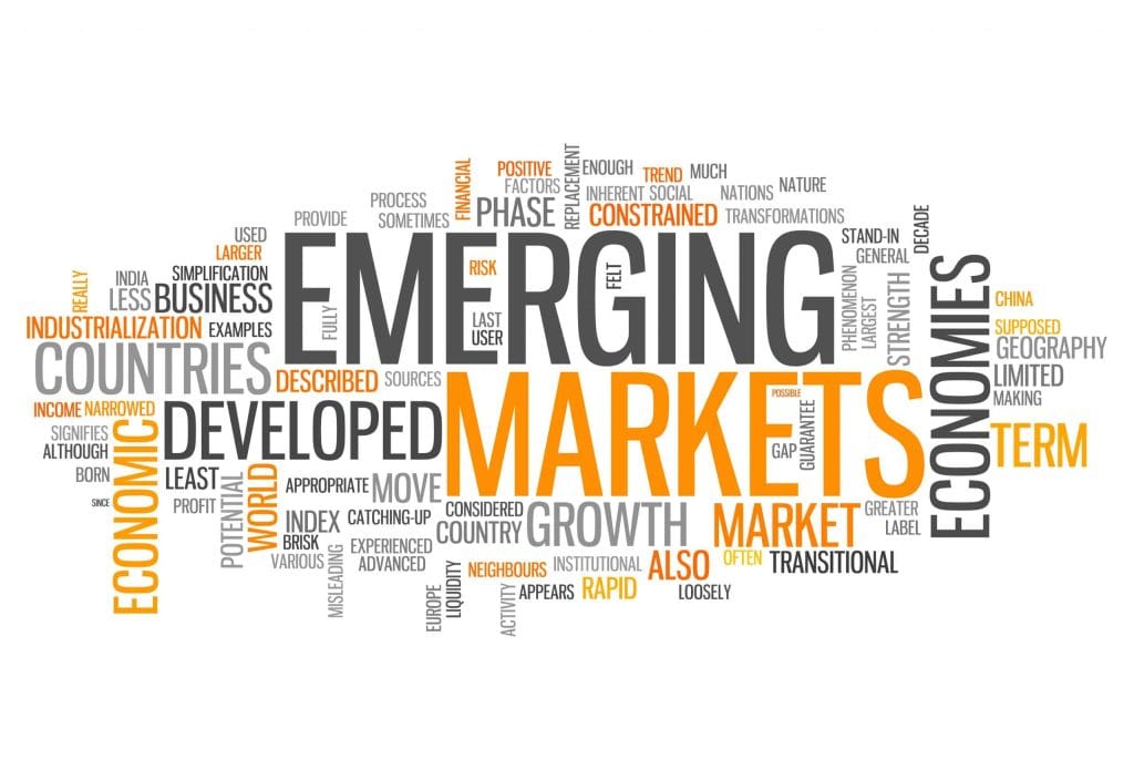 Emerging market city skyline, heading a guide to emerging market relocation