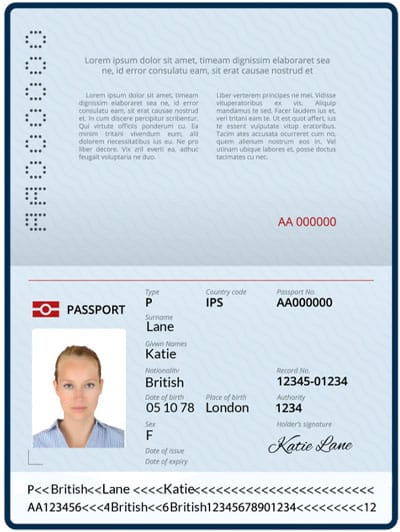 Passport1 Passport application step illustrated on EER Middle East's passport services page