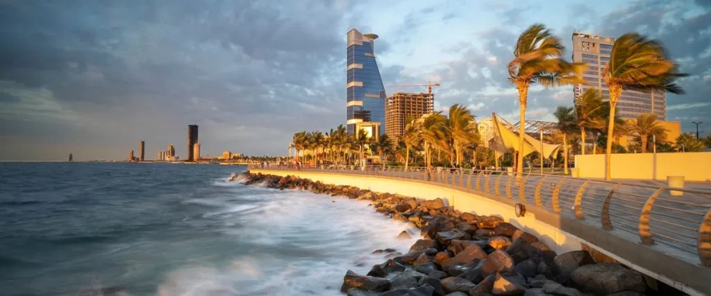 Jeddah waterfront in Saudi Arabia