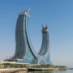 Kuwait Towers and Kuwait City skyline